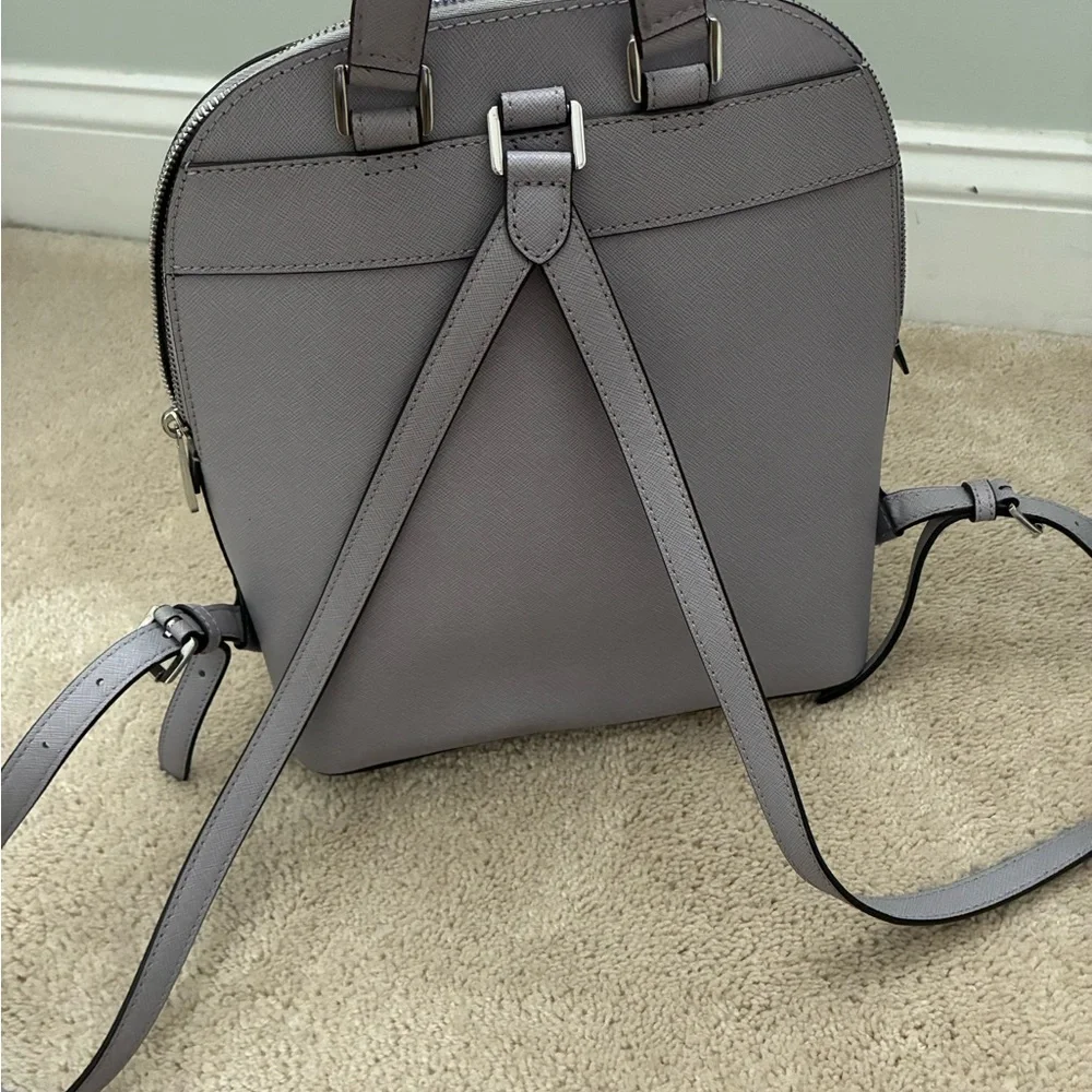 Michael Kors lavender Saffiano Leather Backpack with Matching Wallet - Picture 2 of 11